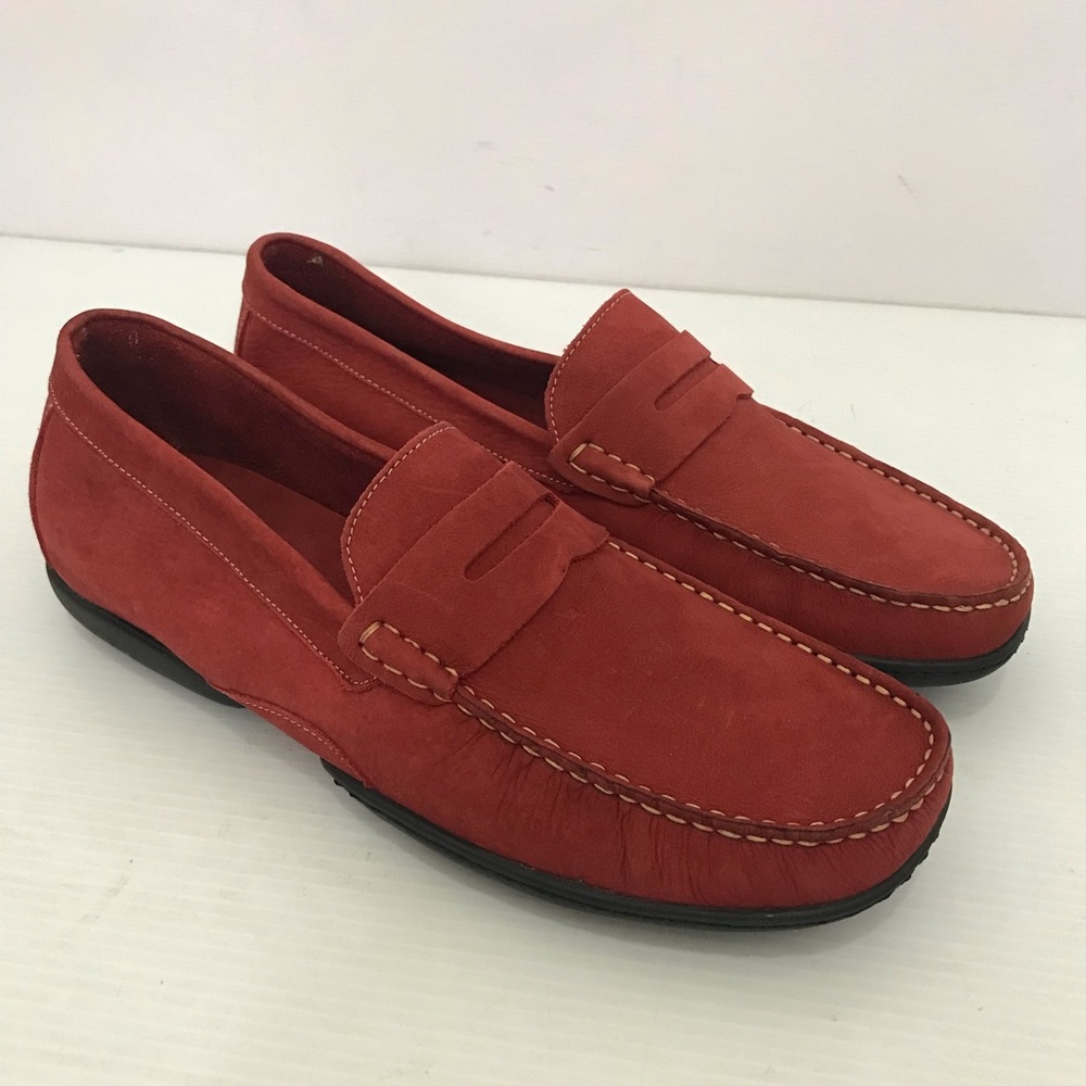 Martin Dingman Men's Red Loafers Size 9.5